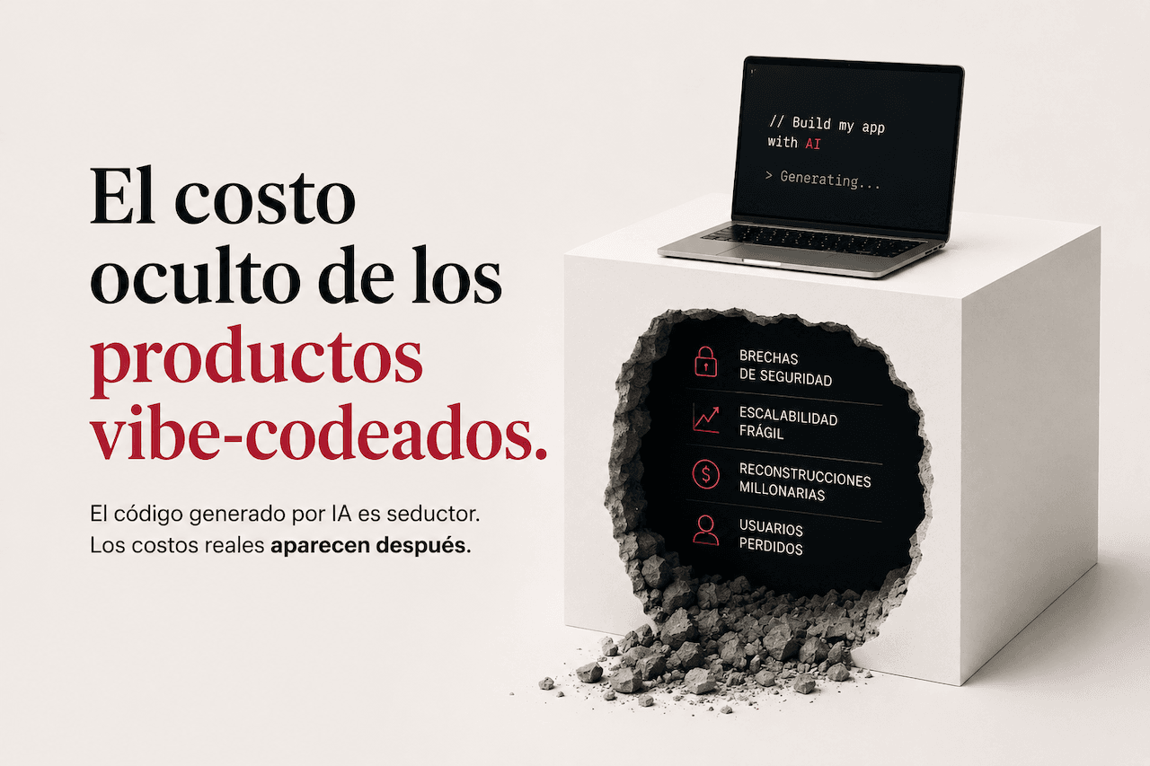 El Costo Oculto de los Productos Vibe-Codeados